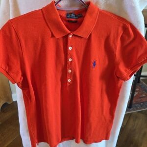 Polo by Ralph Lauren Women's Bold Orange Polo